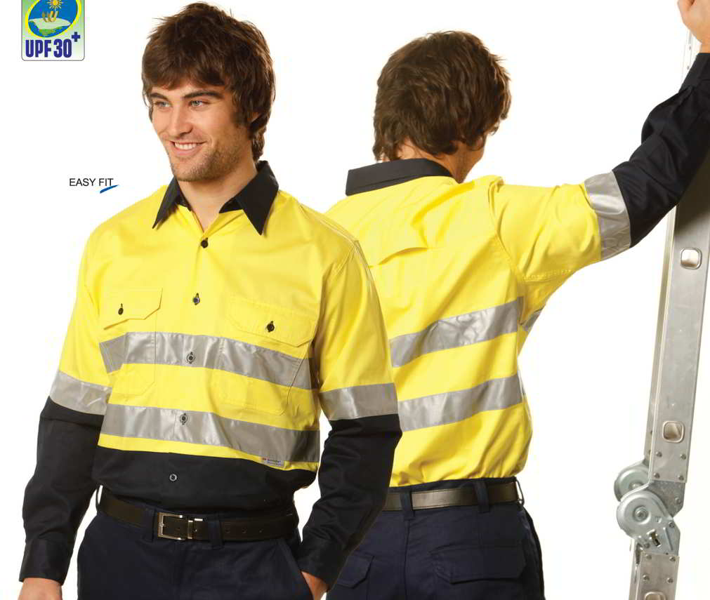 Hi Vis safety work shirt 3M